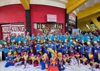 Tim drumband KB-RA MAS “Gita Zahra Al-Akbar” Raih Tiga Medali